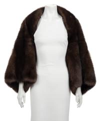 Sable Fur Sleeved Shrug, Attributed to Ralph Rucci