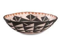 Polychrome Pottery Bowl