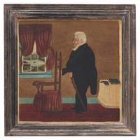 Canadian School 19th Century, A Portrait of The Reverend Harris Harding (1761-1854) of Yarmouth, Nova Scotia, Canada