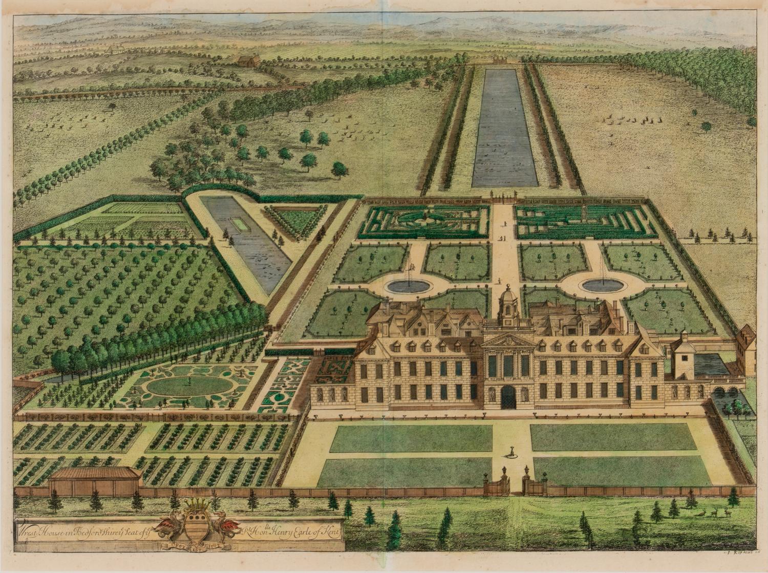 A Set of Eight Hand-Colored Engravings