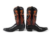 Lucchese Black Caiman Boots