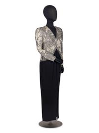 Galanos Beaded Evening Gown
