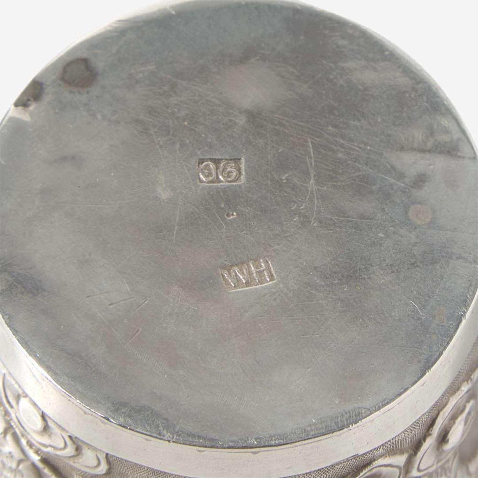 A group of three Chinese Export silver items late 19th / early 20th century