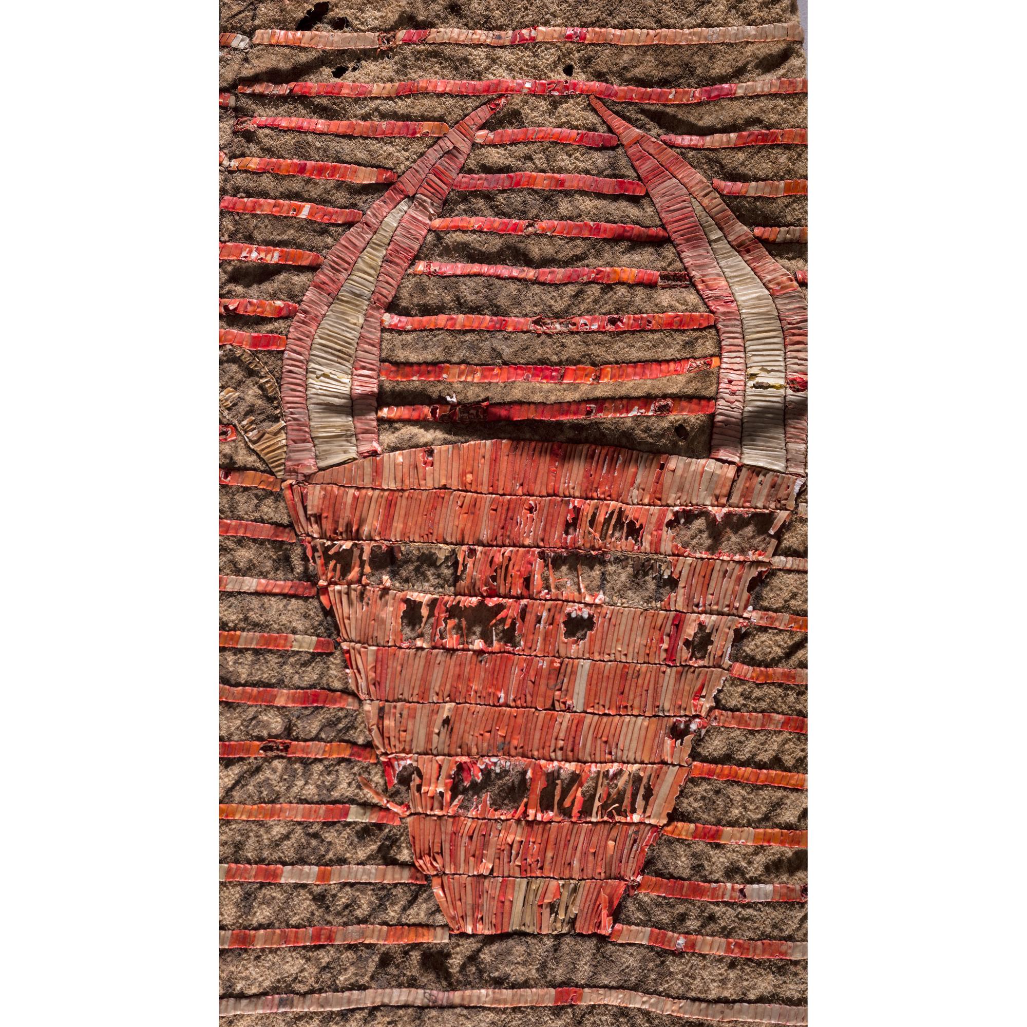 Sioux Quilled Buffalo Hide Tobacco Bag, Pictorial