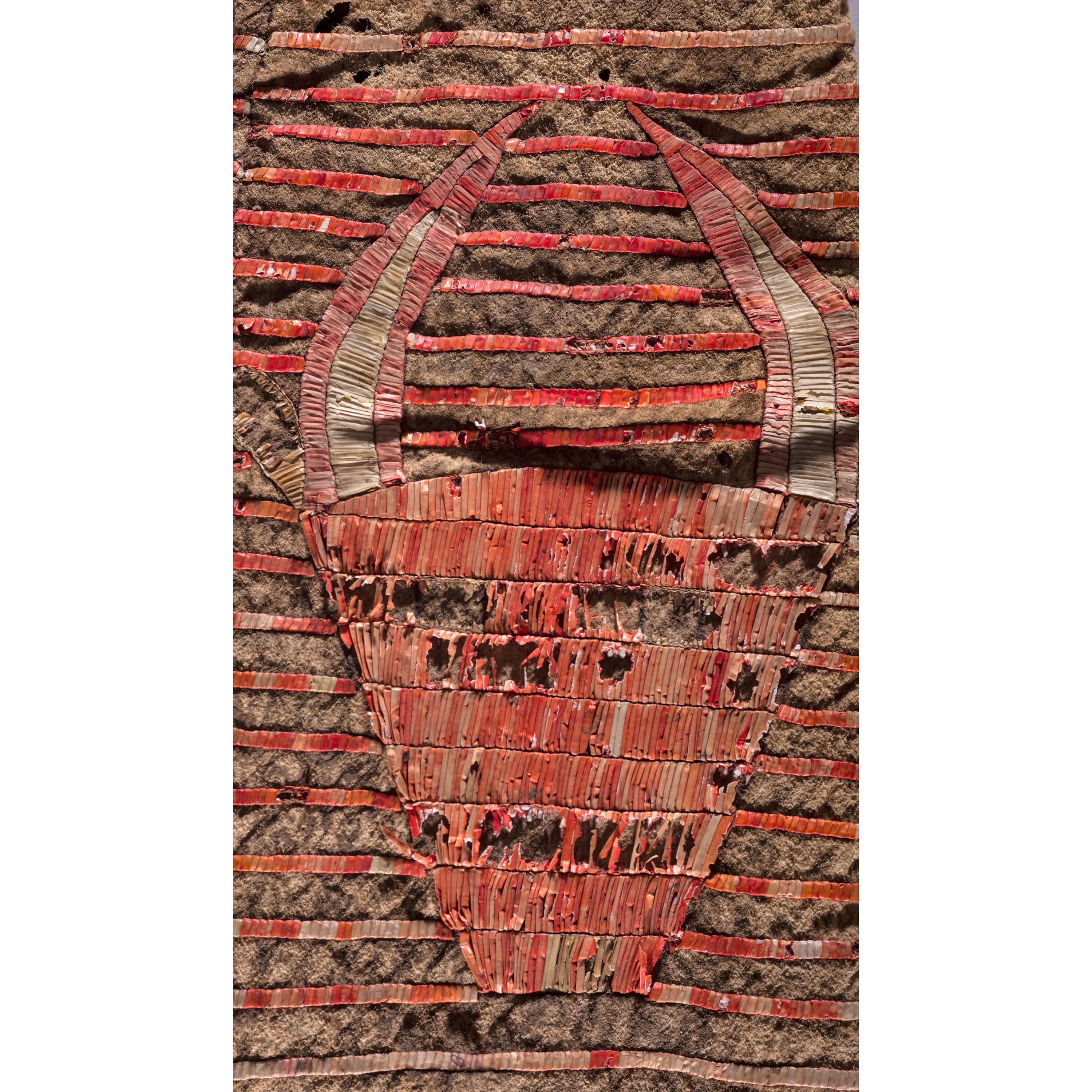 Sioux Quilled Buffalo Hide Tobacco Bag, Pictorial