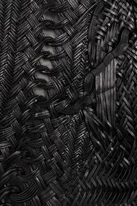 Chado Ralph Rucci Braided and Woven Leather Jacket