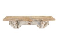 Two American Painted Brackets