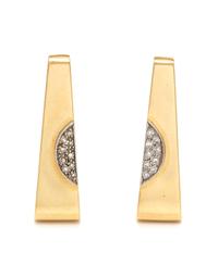 A Pair of Yellow Gold and Diamond Earclips, 6.00 dwts.