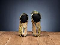 Comanche Beaded Hide Moccasins
