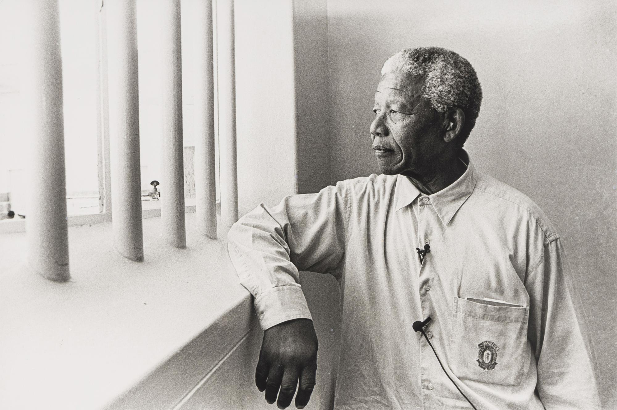 Jürgen Schadeberg (1931-2020) Nelson Mandela in his cell on Robben Island (revisit), 1994