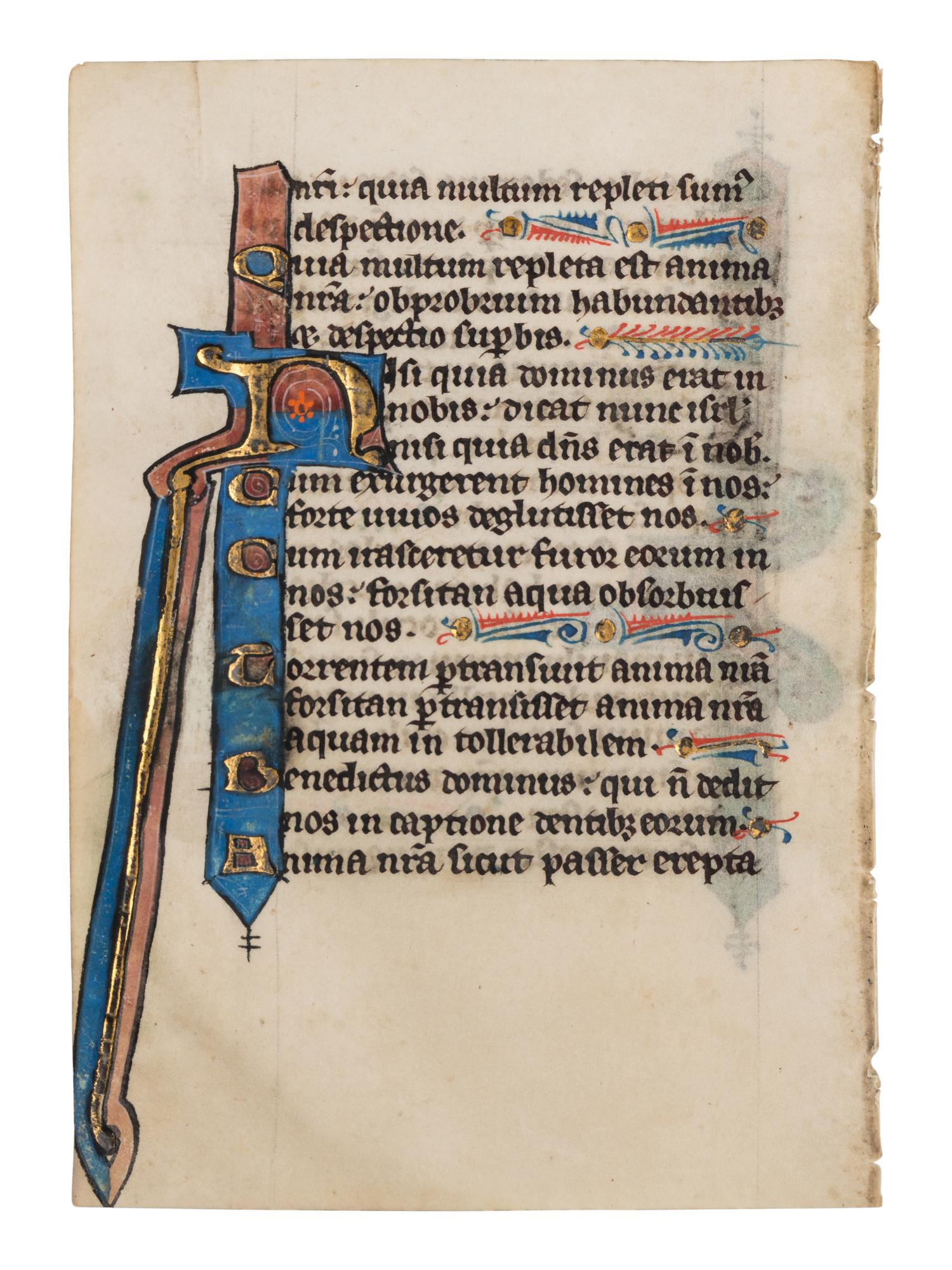 A collection of leaves from Psalter manuscripts, illuminated in Flanders in the first half of the thirteenth century, joined with a group of seventeenth- or eighteenth-century Psalter leaves drawn according to similar models