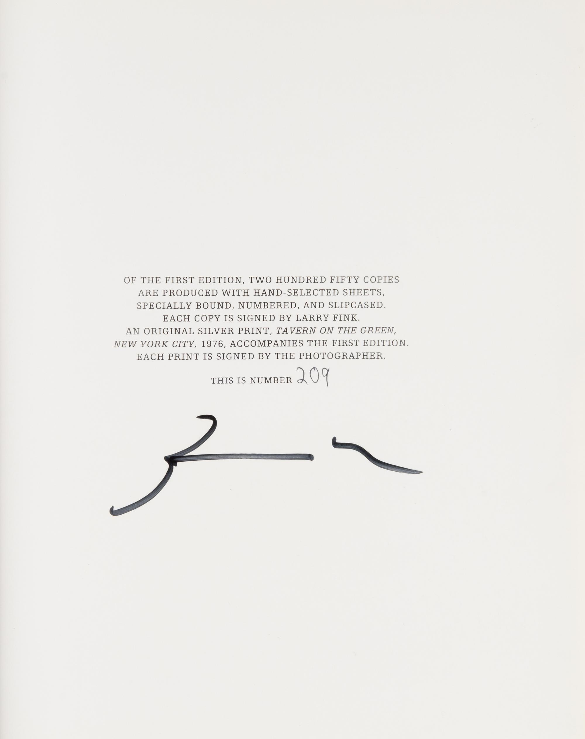 Social Graces (with original, signed print from Tavern on the Green ), 1976; printed 1984