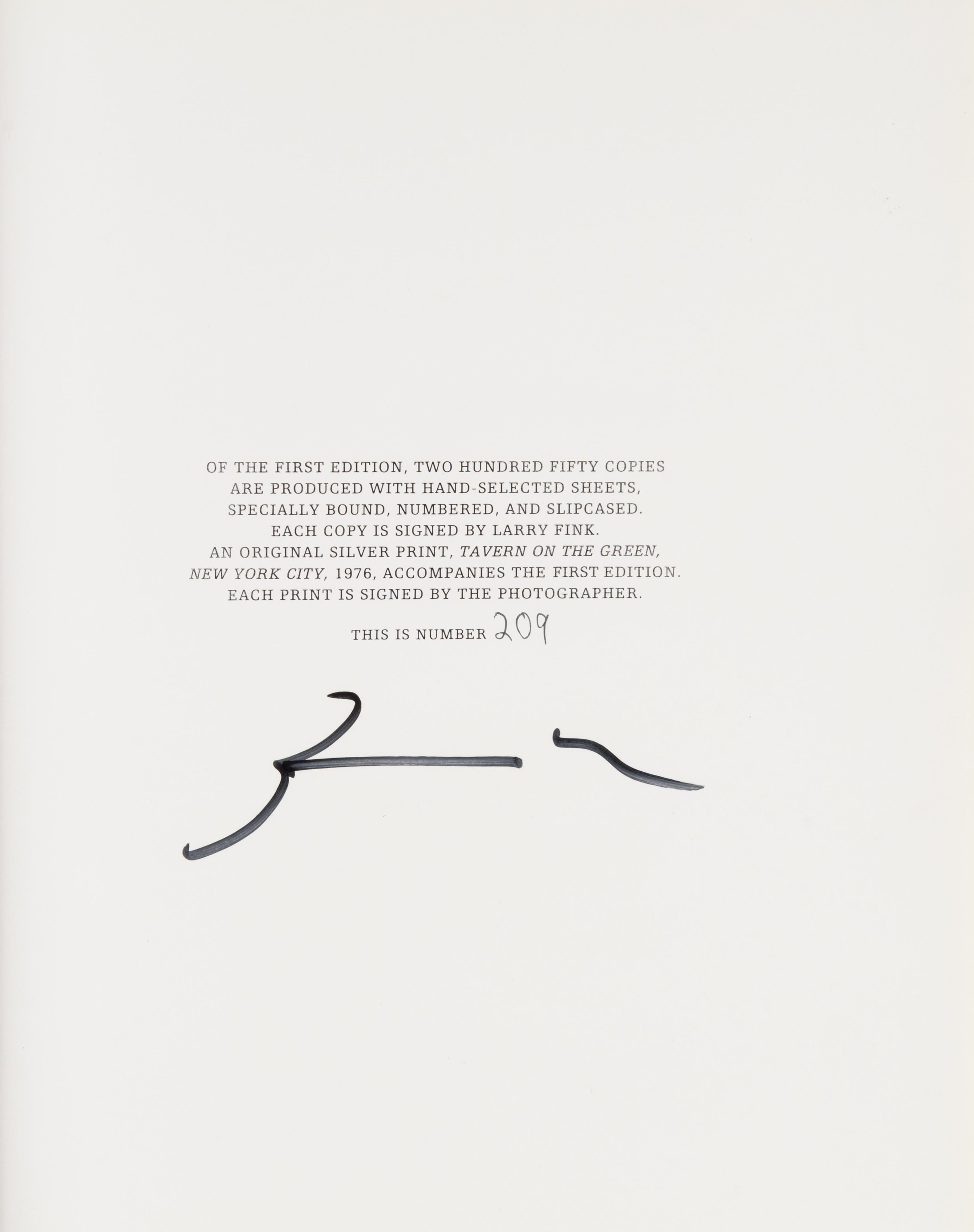 Social Graces (with original, signed print from Tavern on the Green ), 1976; printed 1984