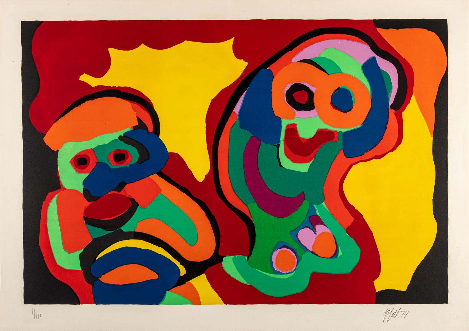 The Sunshine People (complete portfolio of ten lithographs with original cloth case)