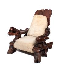 A Driftwood Furniture Suite Height of couch 32 x width 100 x depth 42 inches.