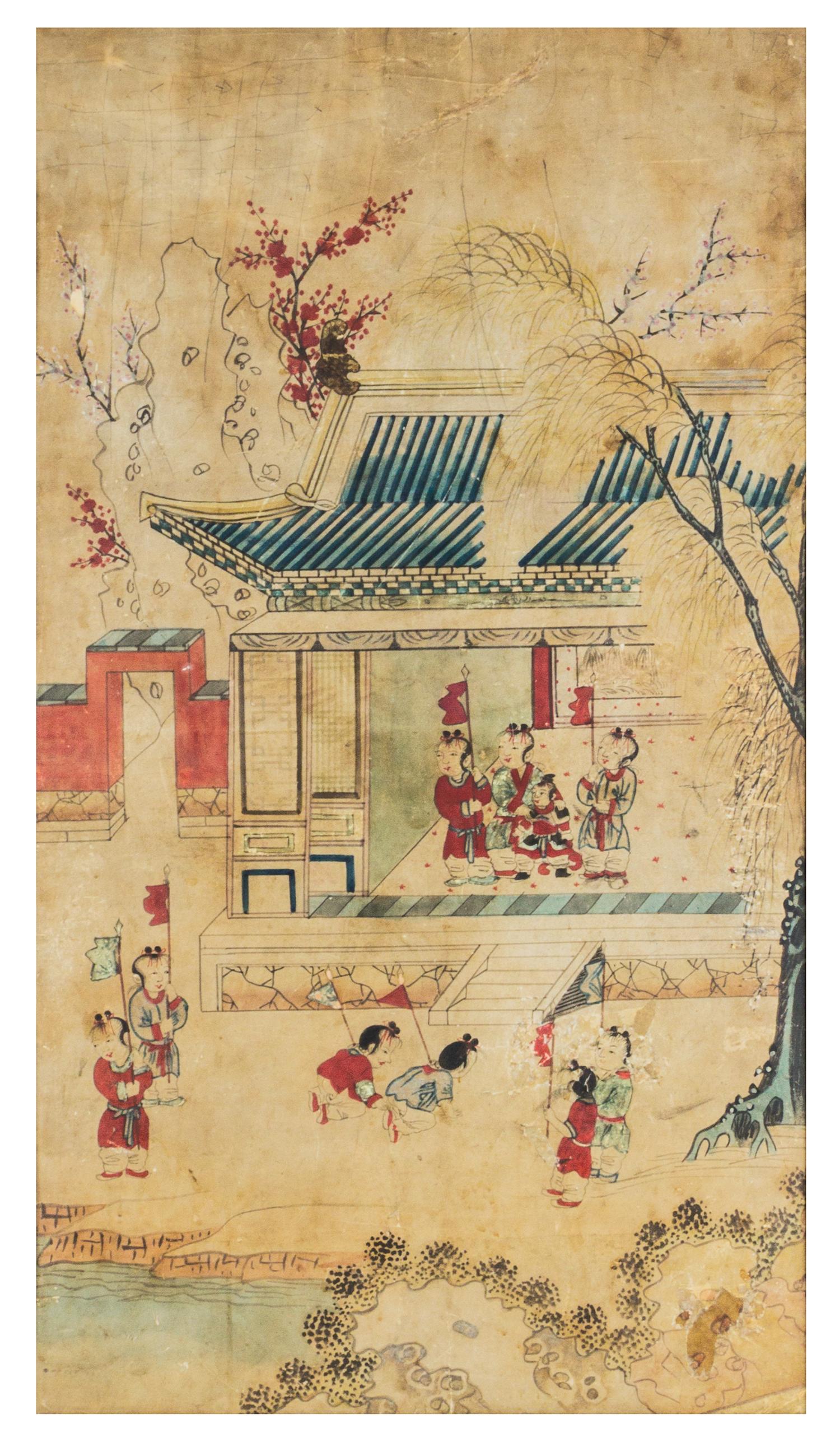 Anonymous, (Korean, second half of 19th Century), Baekjado (One Hundred Children)