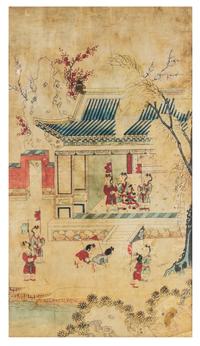 Anonymous, (Korean, second half of 19th Century), Baekjado (One Hundred Children)