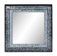 A Contemporary Mother-of-Pearl Inlaid Frame Mirror — 21ST CENTURY