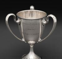A Three-Handled American Silver Trophy Cup and Basket