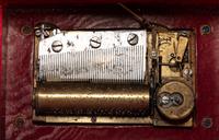 An Organ Shaped Musical Dresser Box
