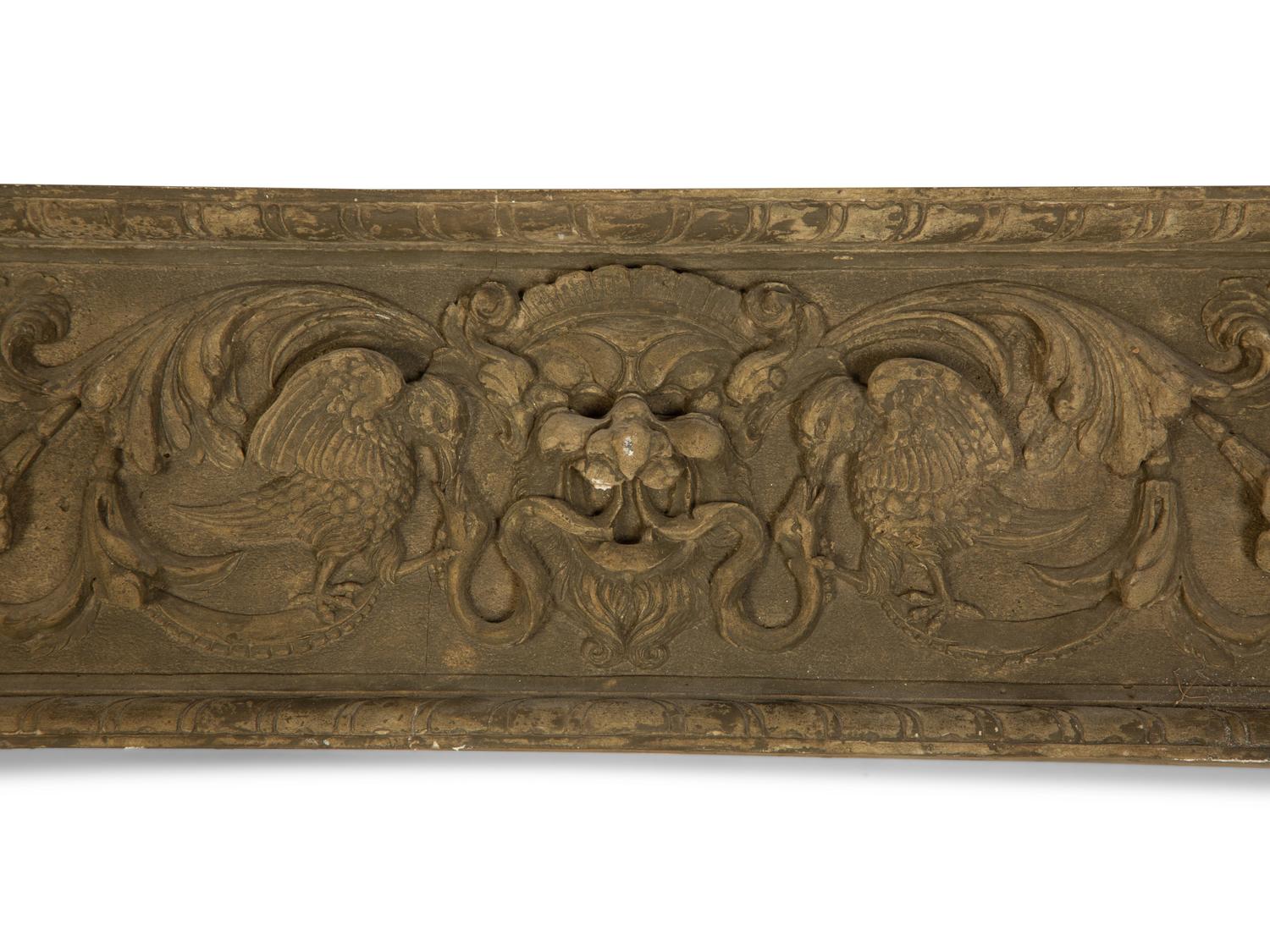 A Collection of Three Carved Wood Architectural Fragments