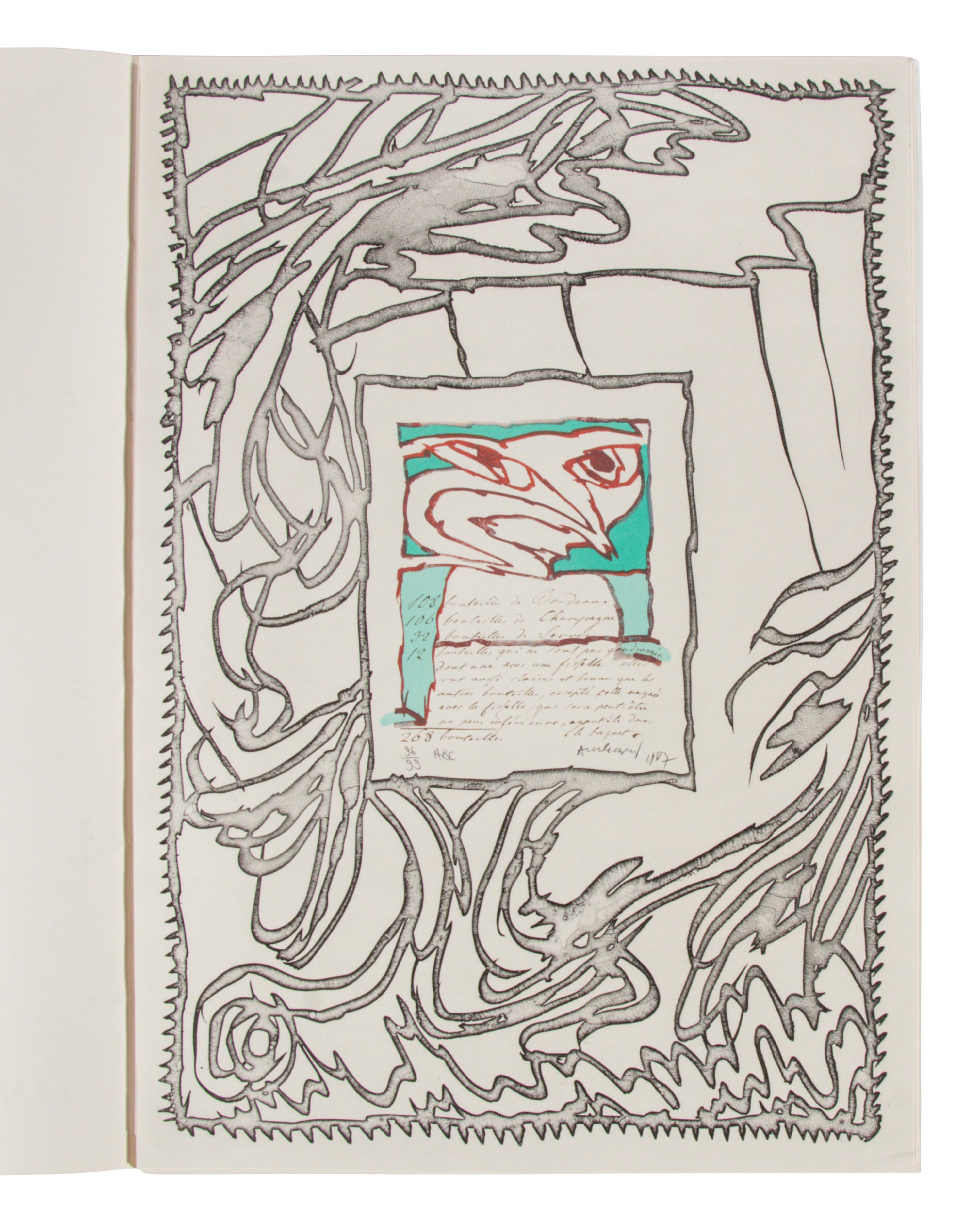 ABC de correspondance (complete portfolio of five with original folio with text), 1987