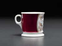 A Sharpshooter's Porcelain Shaving Mug