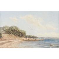 Attributed to Gaston Fay (American, 19th Century) — Untitled (New England Coastal View) , 1874