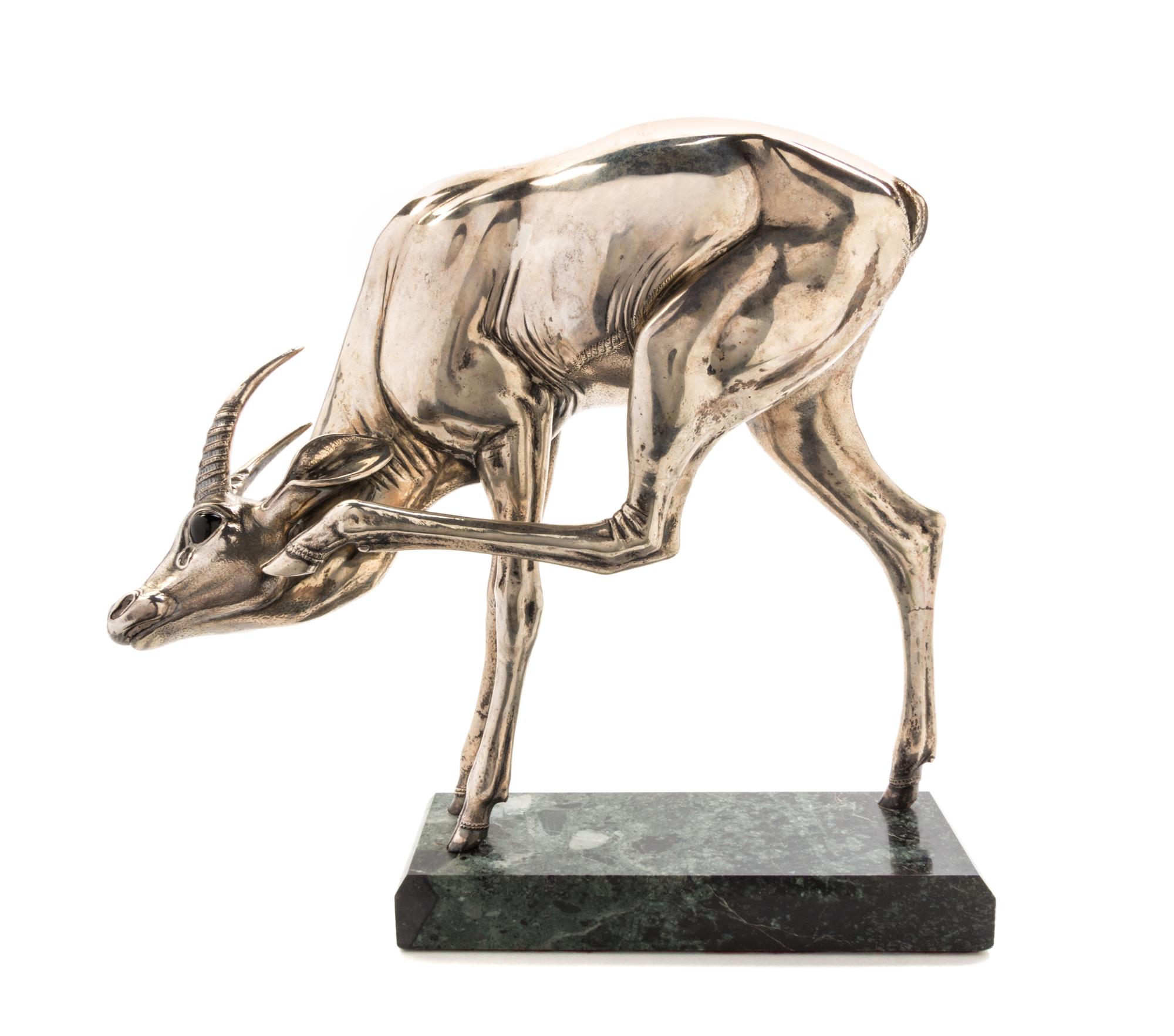 Sirio Tofanari, (Italian, 1886-1969), Gazelle, 1950