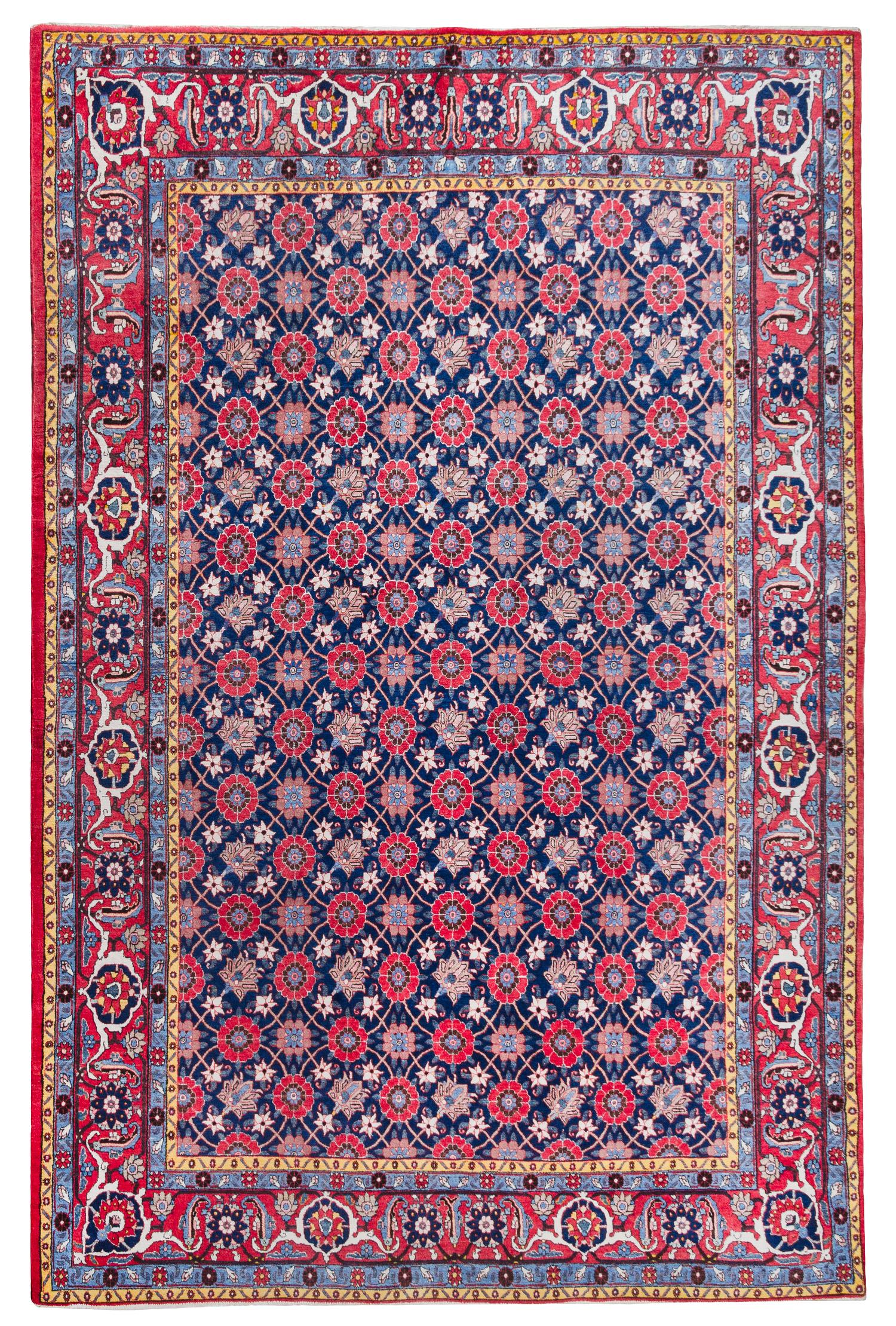 A Veramin Wool Rug 10 feet 6 inches x 7 feet 3 inches. — FIRST HALF 20TH CENTURY