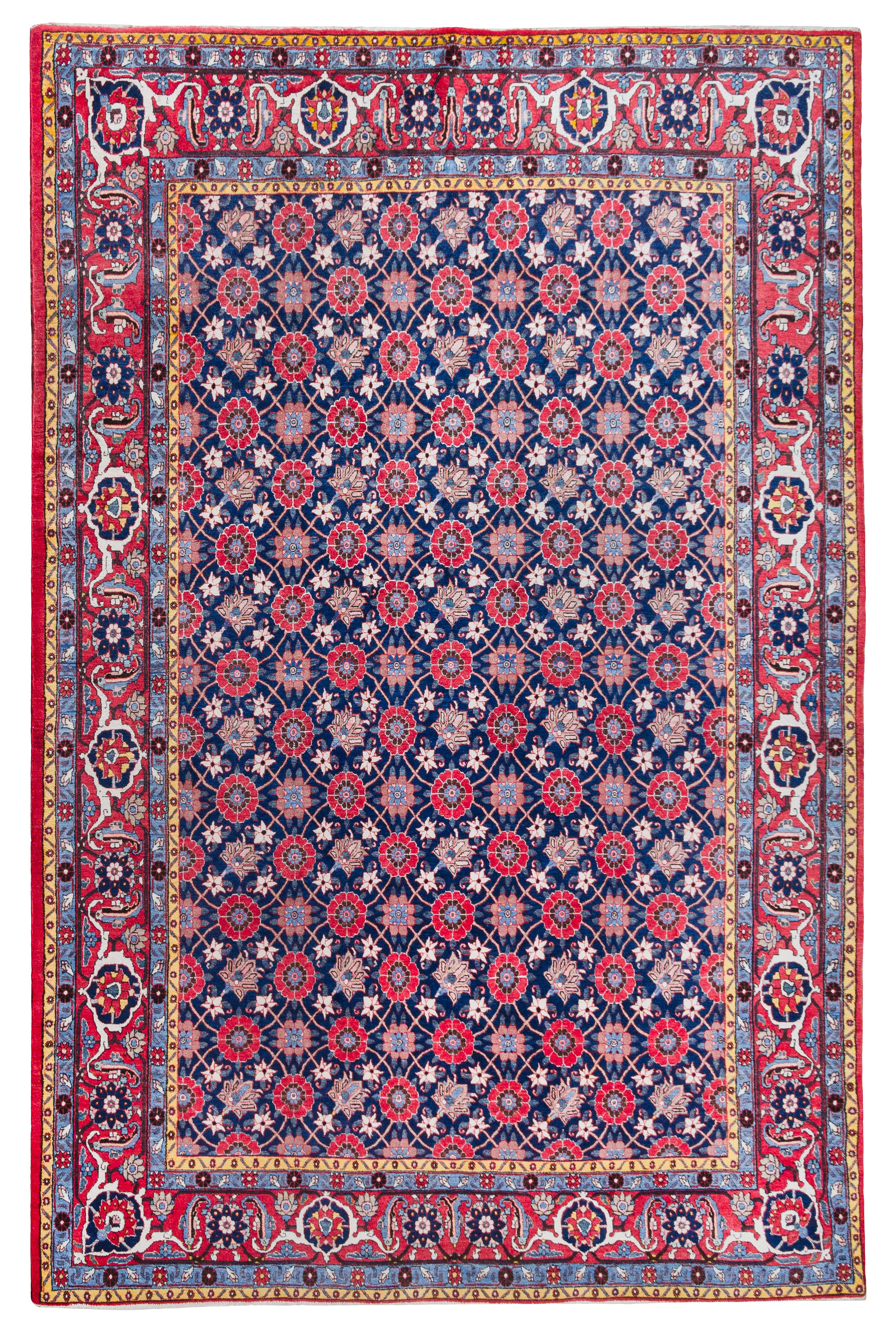 A Veramin Wool Rug 10 feet 6 inches x 7 feet 3 inches. — FIRST HALF 20TH CENTURY