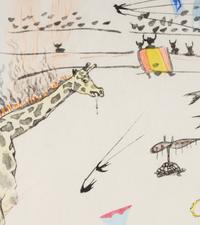 La girafe en feu (from Tauromachie Surrealiste ), 1966-1967