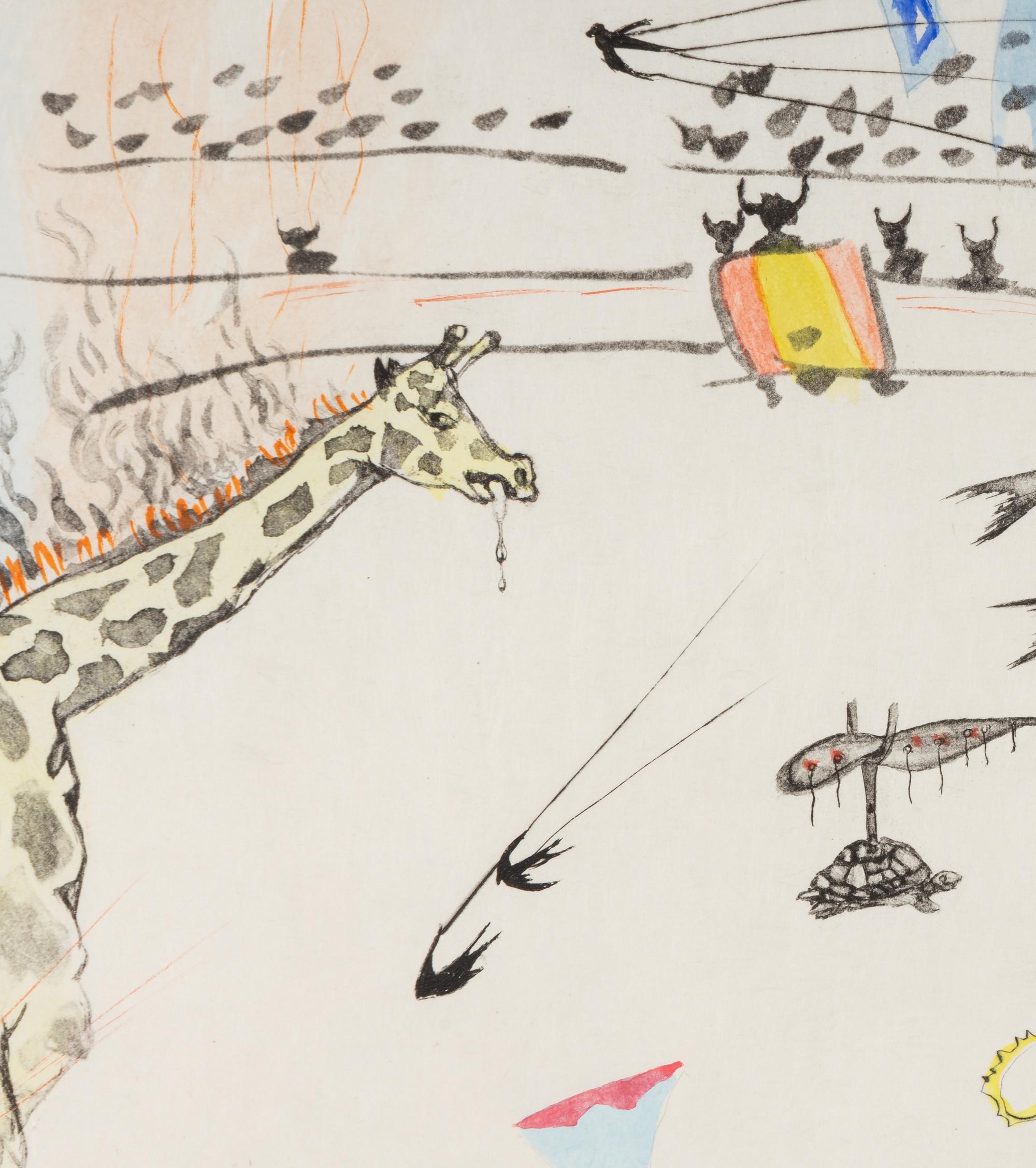 La girafe en feu (from Tauromachie Surrealiste ), 1966-1967