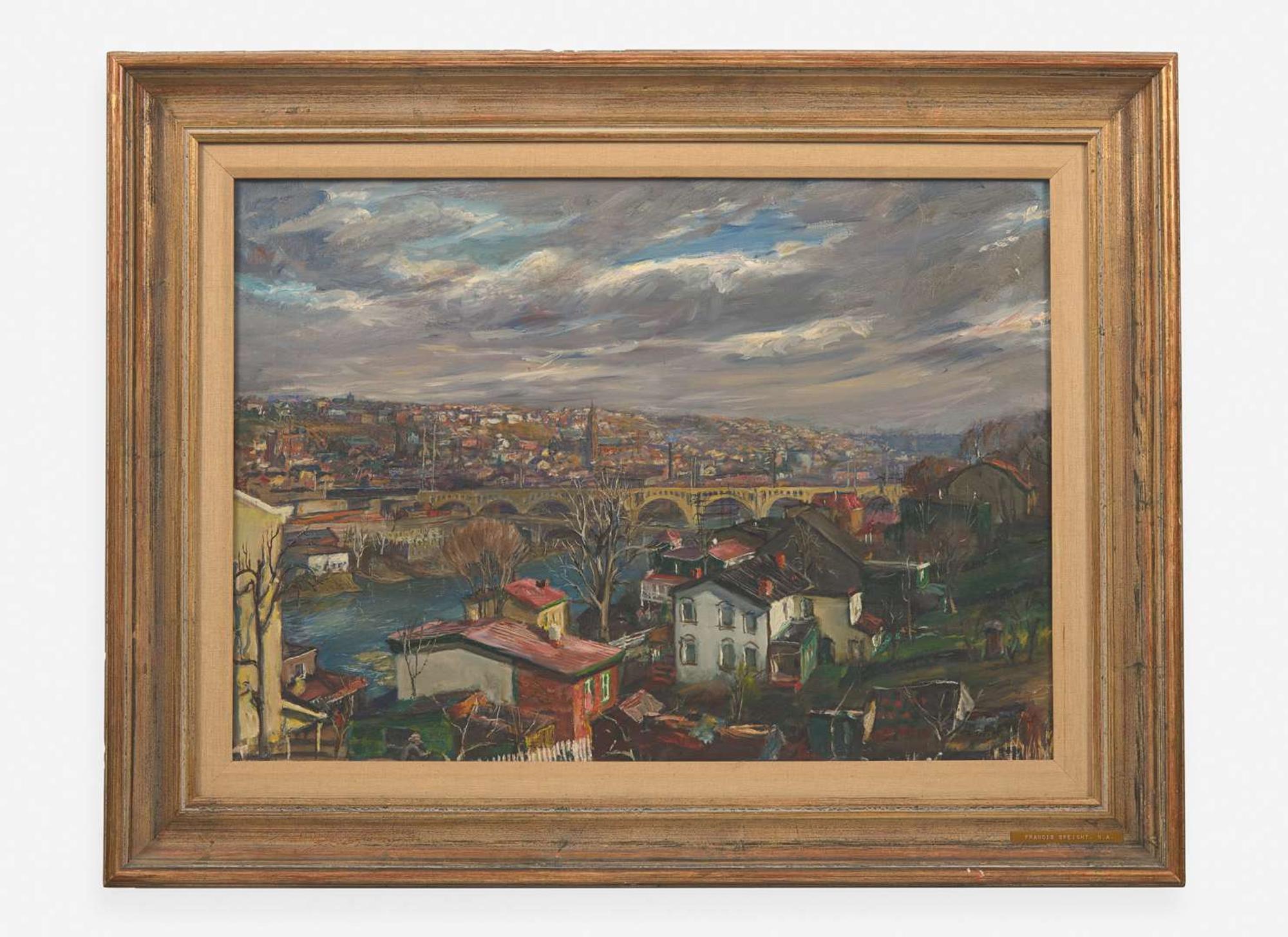 Francis Speight (American, 1896-1989) - Manayunk Bridge