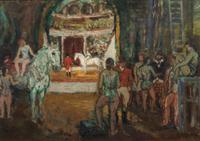 Jean-Louis-Marcel Cosson, (French, 1887-1957), Circus Performers