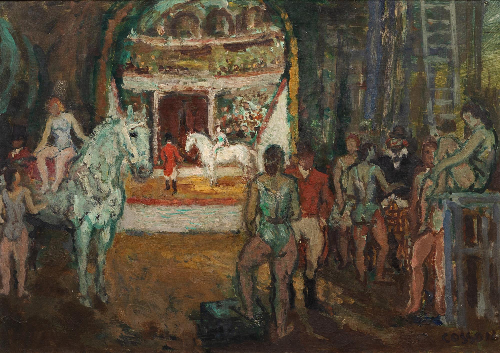 Jean-Louis-Marcel Cosson, (French, 1887-1957), Circus Performers