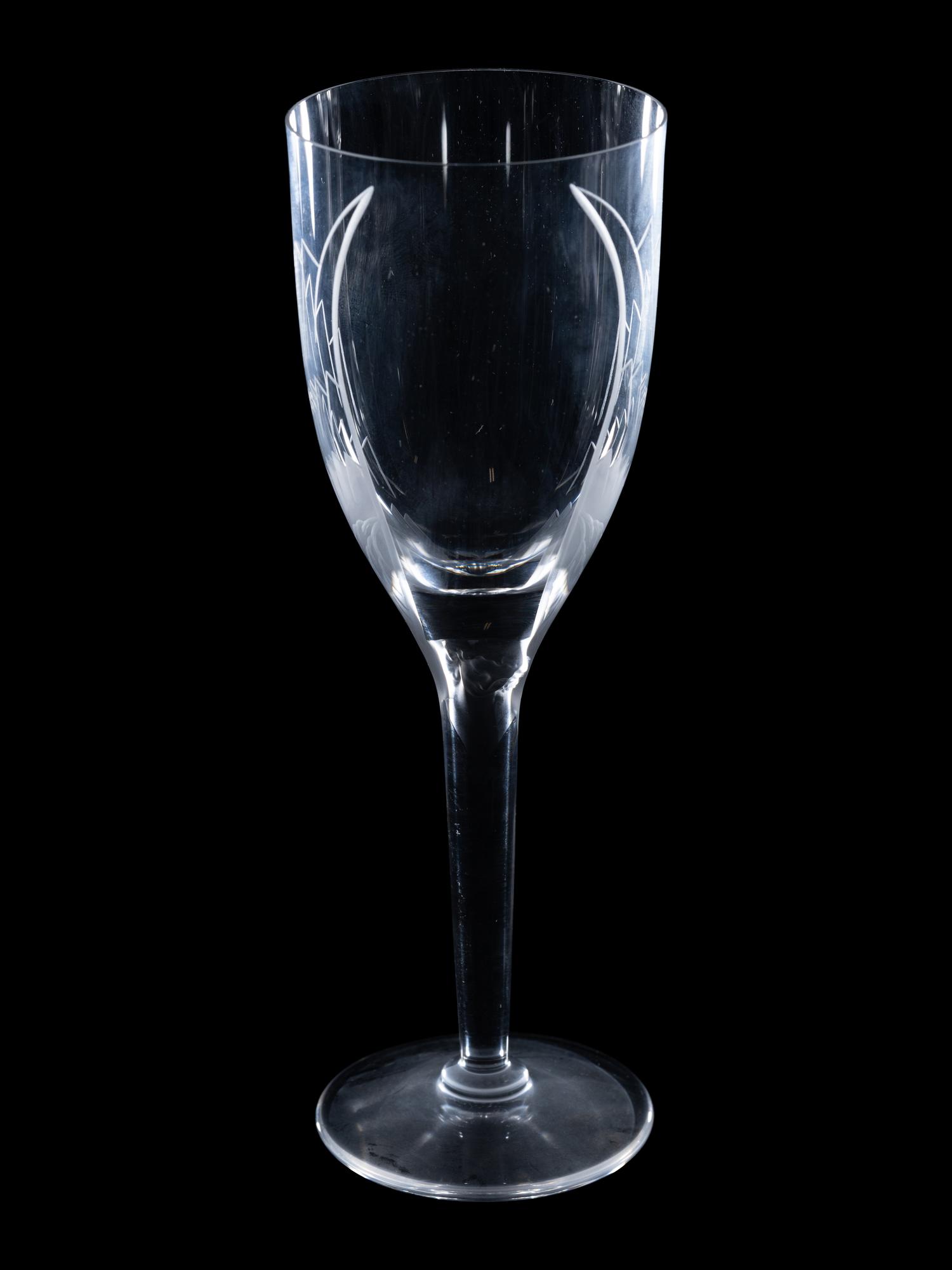 A Set of Eleven Lalique Angel Flutes