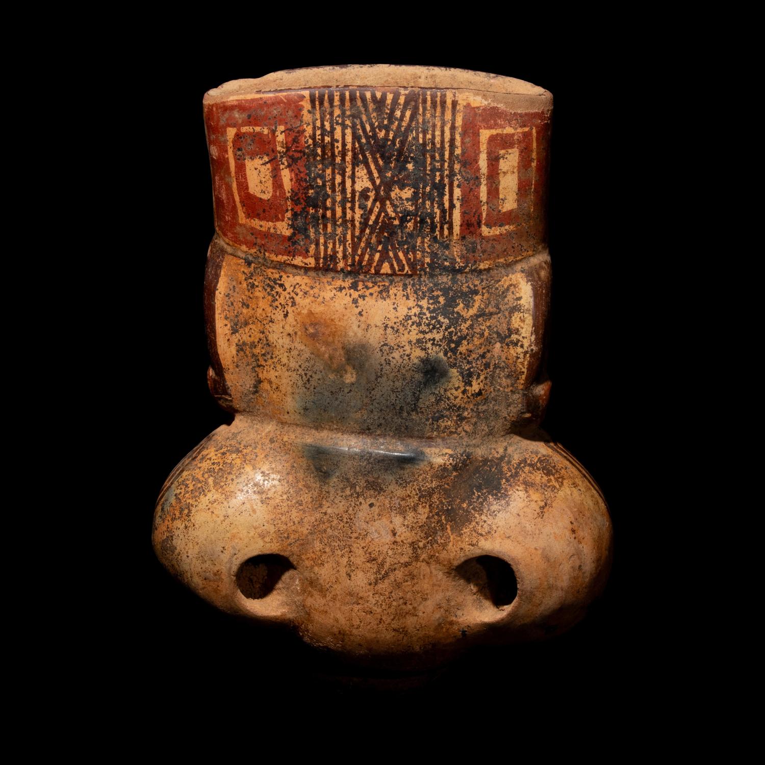 A Nicoya Polychrome Figure