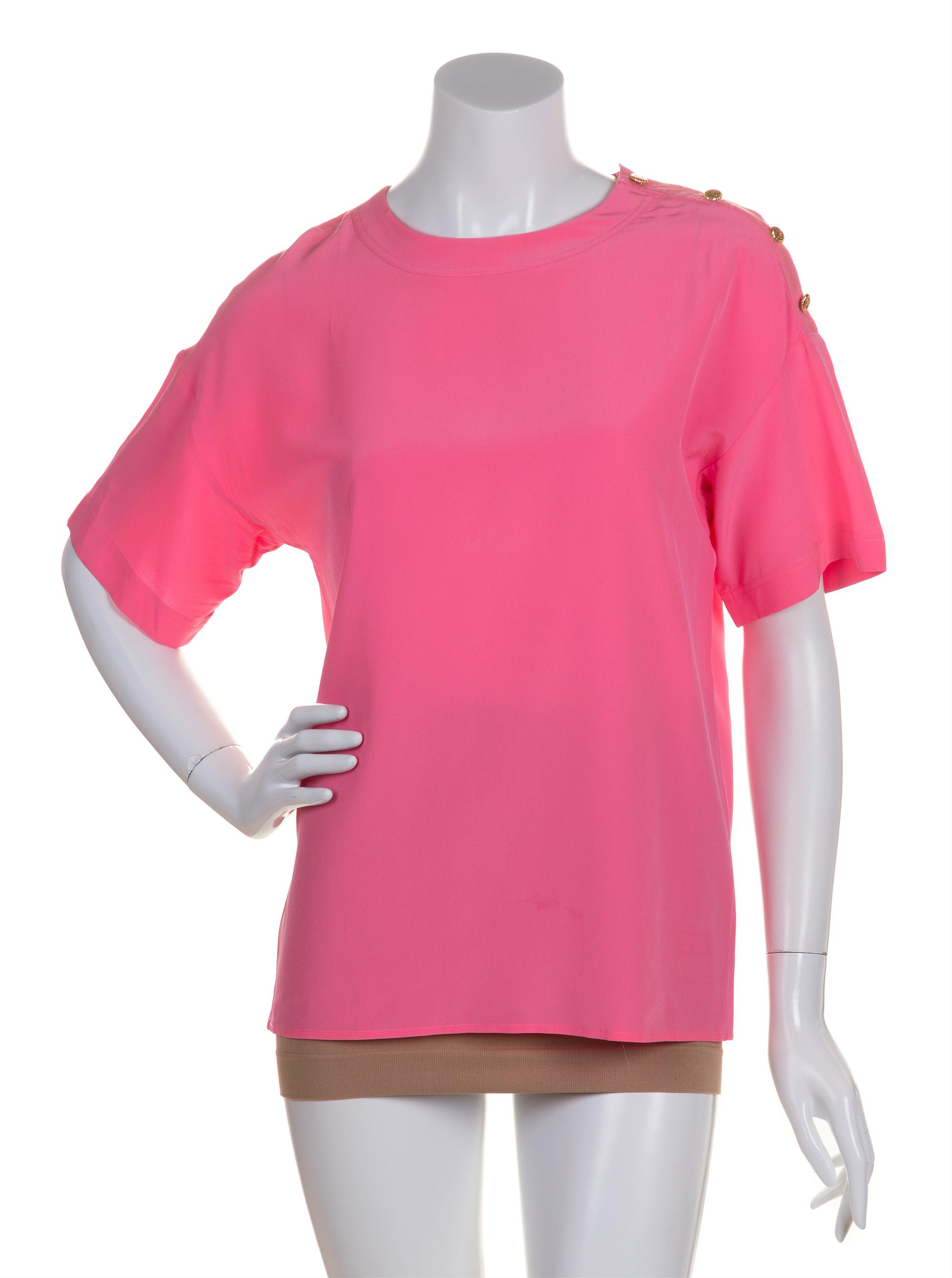 A Pair of Chanel Silk Blouses,