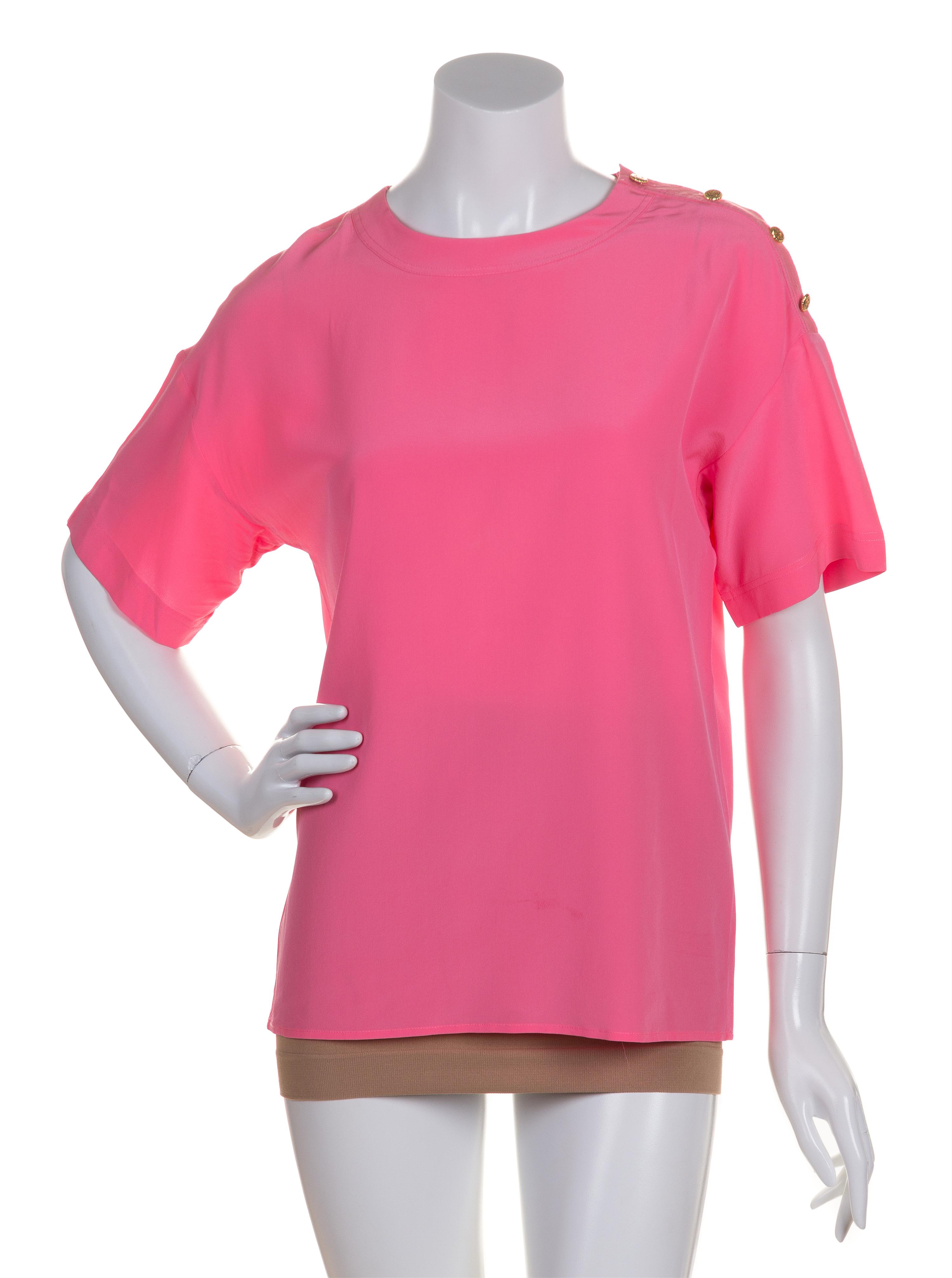 A Pair of Chanel Silk Blouses,