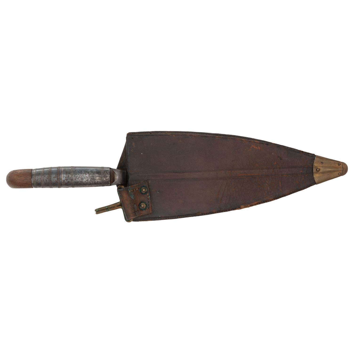 US Model 1873 Trowel Entrenching Bayonet with Scabbard