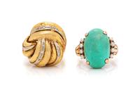 A Collection of 18 Karat Yellow Gold Rings,
