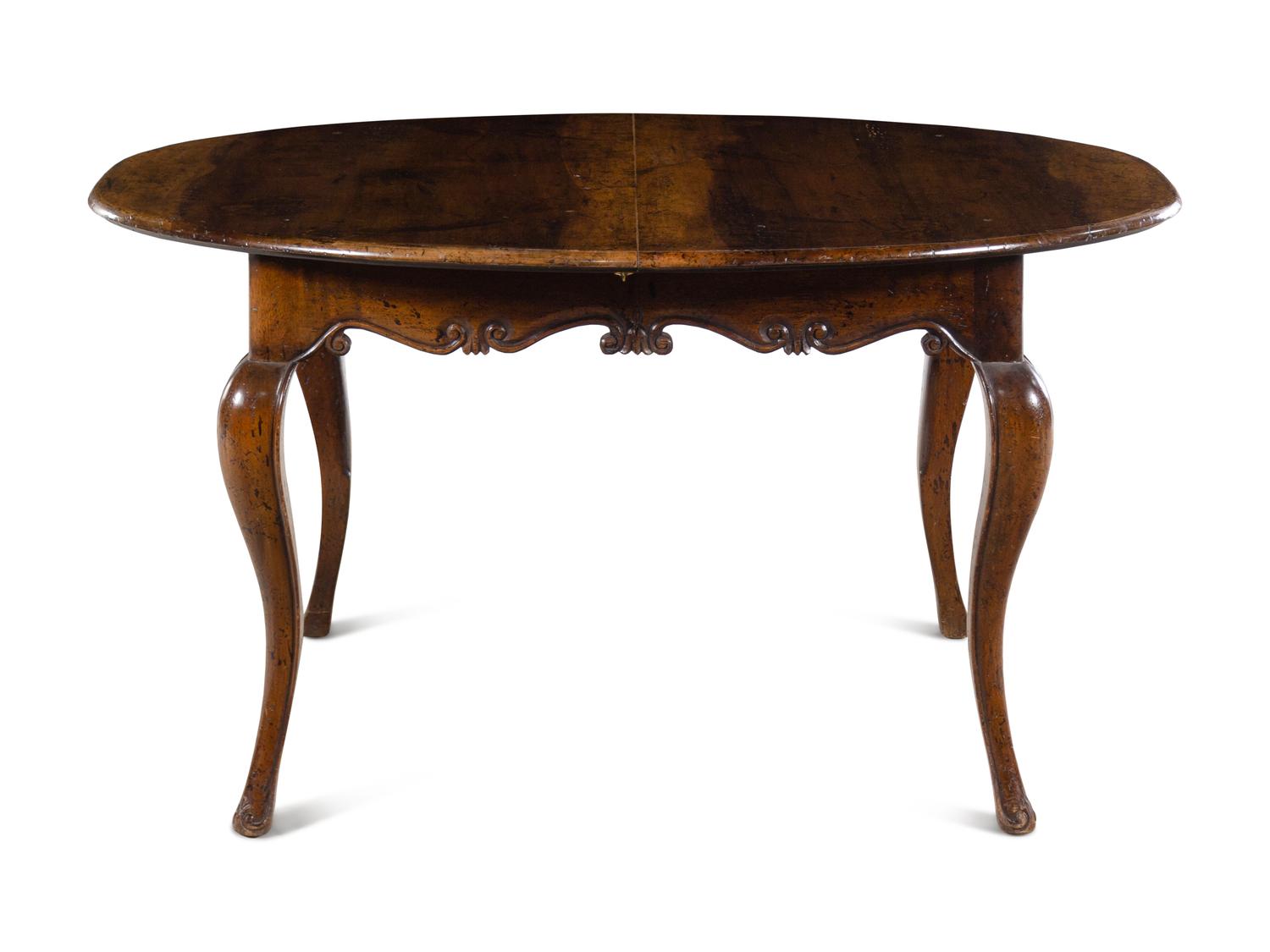 A French Provincial Fruitwood Dining Table