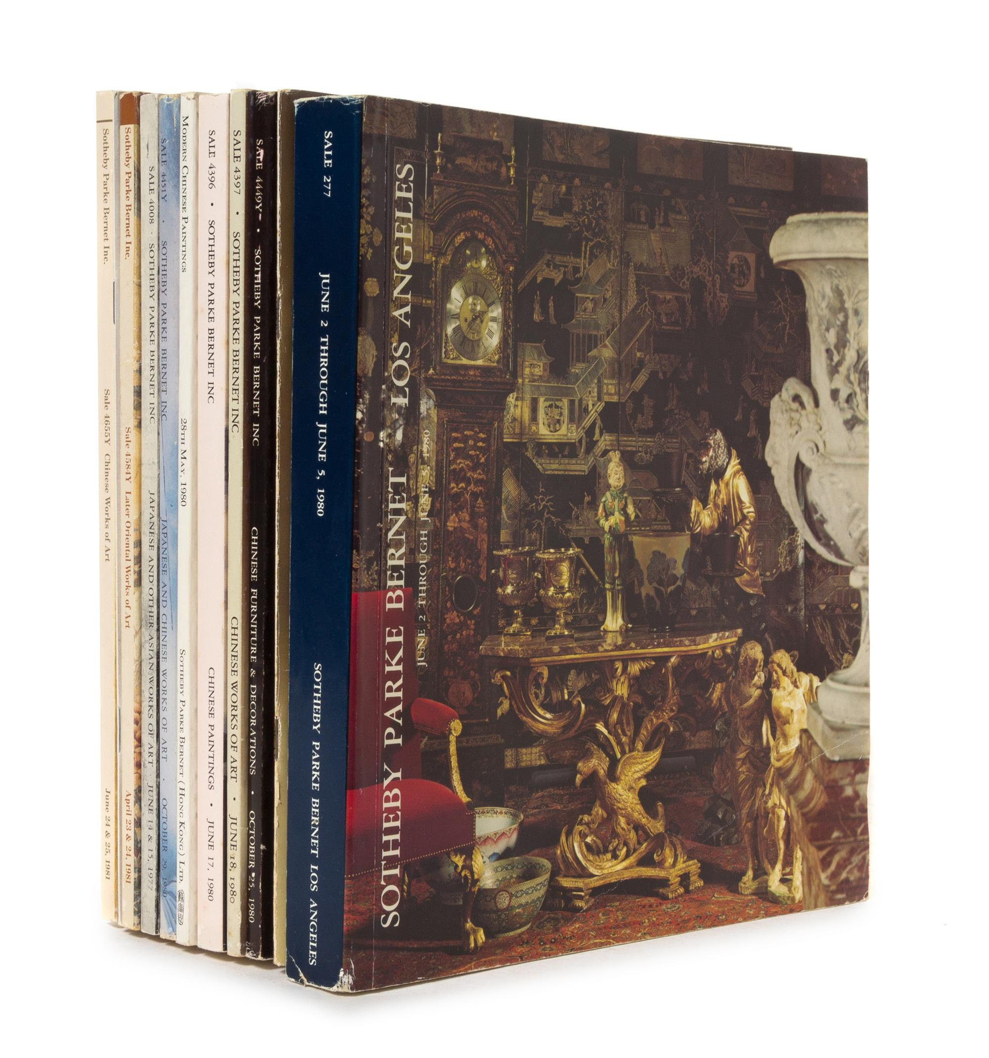 A Collection of Sixty-Four Sotheby's Auction Catalogues from the 1970's and 1980's