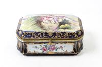 A Sevres Style Gilt Metal Mounted Porcelain Table Casket Width 11 1/2 inches. — 20TH CENTURY