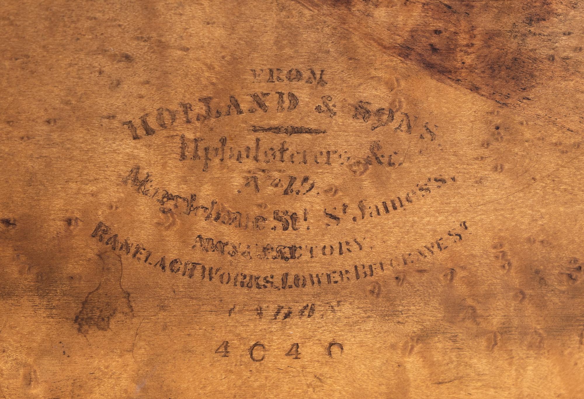 A Victorian Bird's Eye Maple Sutherland Table