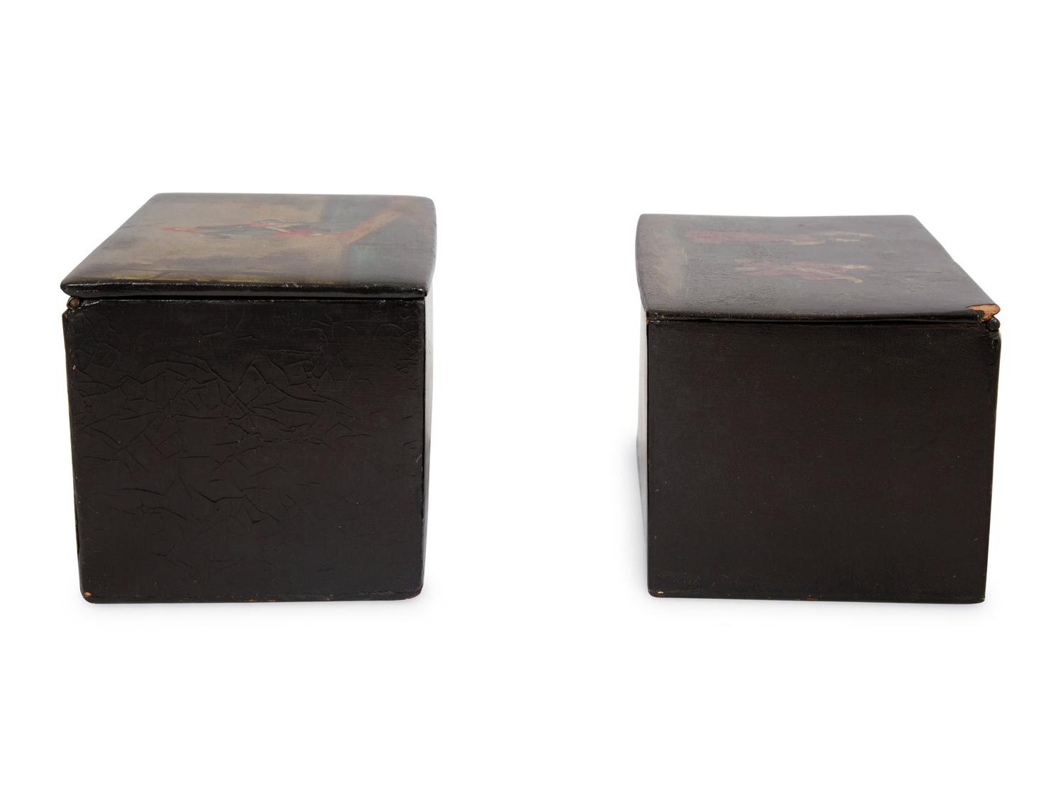 Two Russian Lacquer Boxes