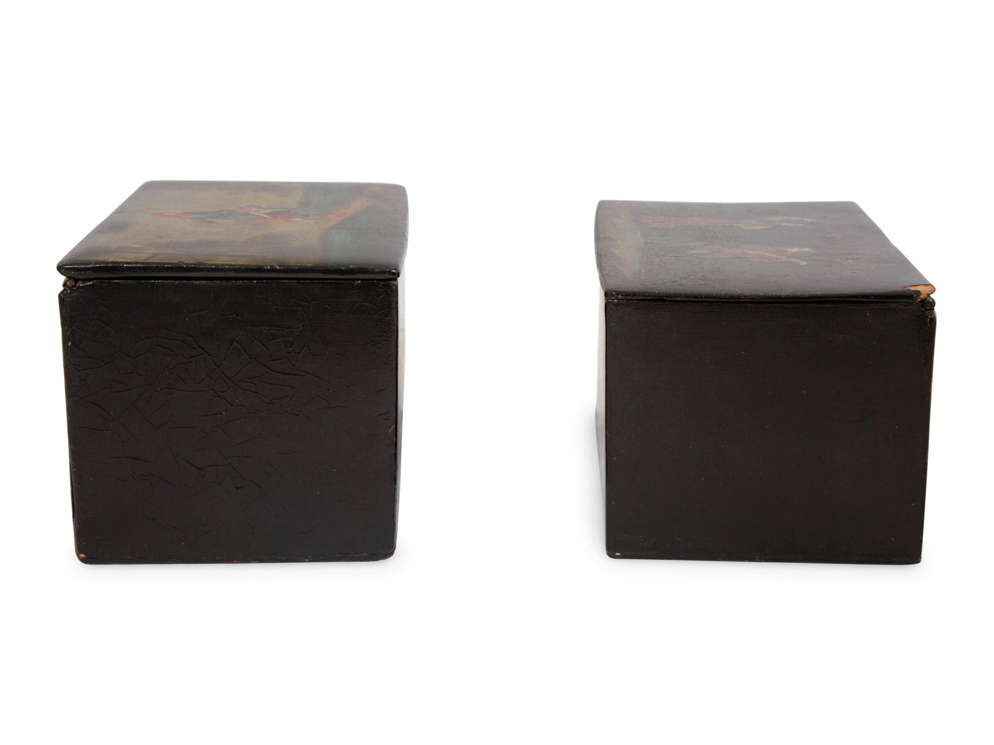 Two Russian Lacquer Boxes