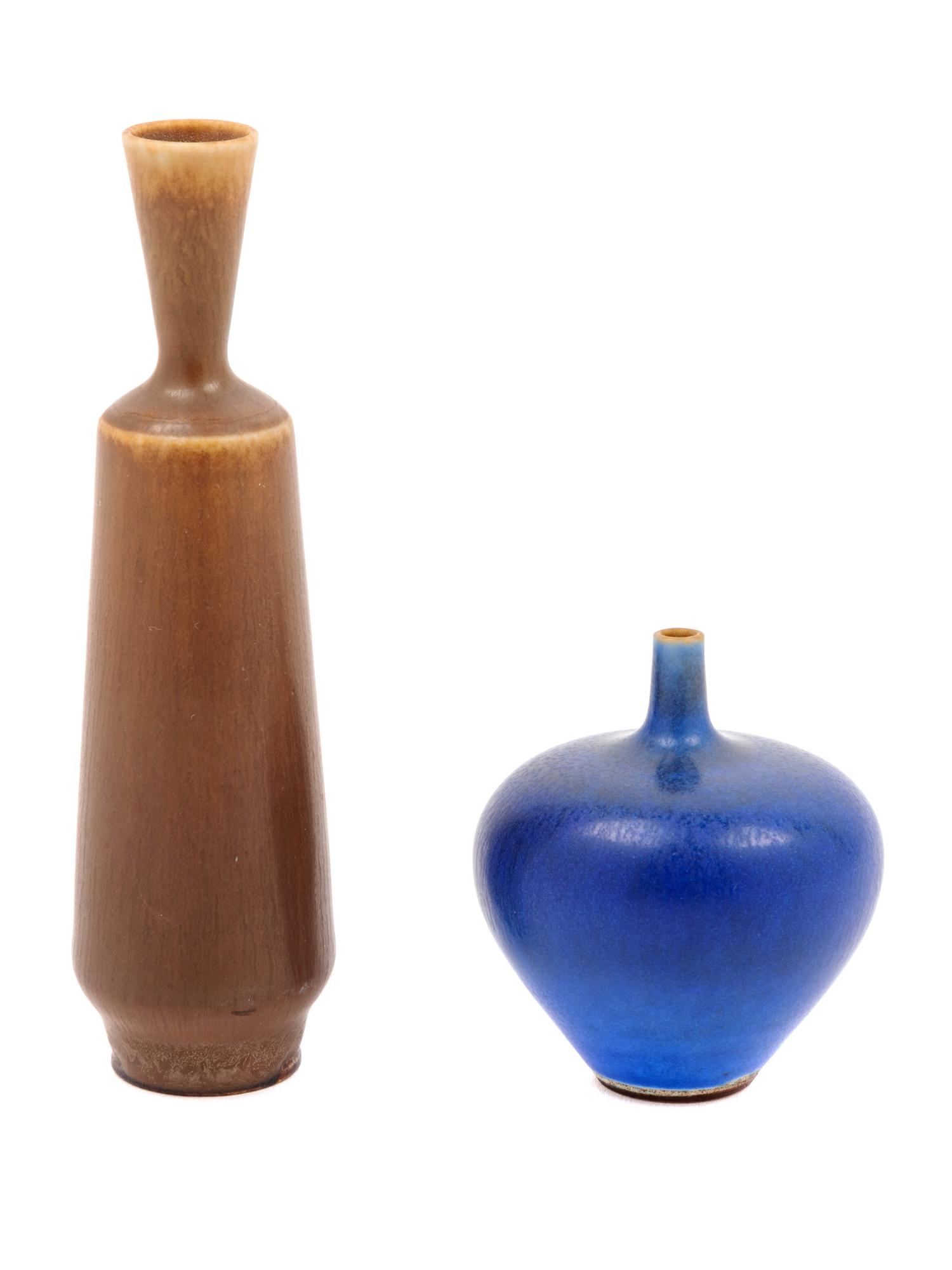 Two Miniature Vases Gustavsberg, Sweden