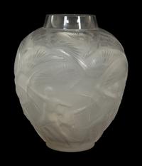 A René Lalique Archers Vase